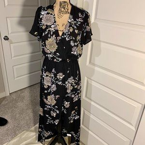 Candie's Black/Floral Dress